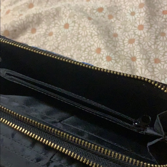 Blue white orange grey cat wallet with strap - Picture 4 of 4